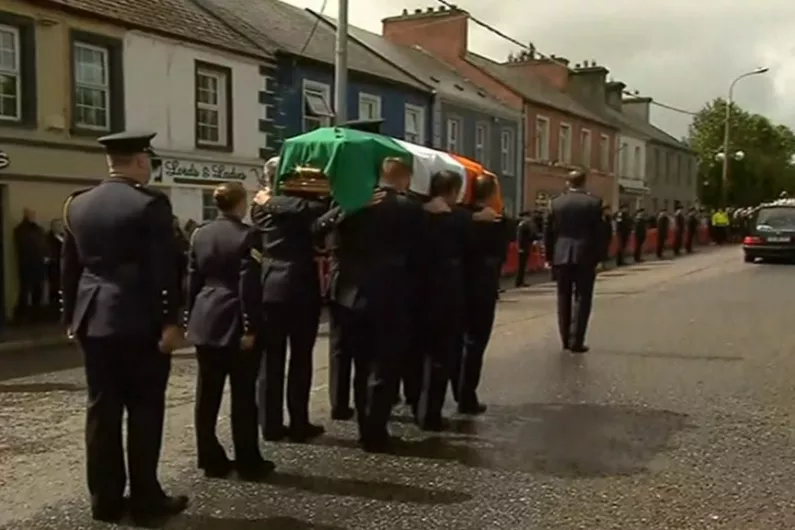 State funeral for Detective Garda Colm Horkan underway in Mayo
