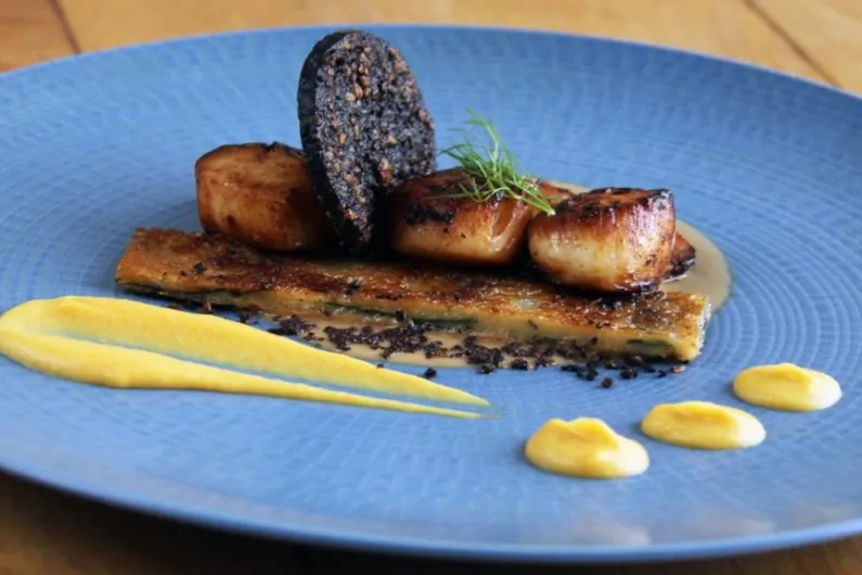 Recipe: Chef Sham's Pan Seared Irish Scallops, Spinach Boxty, Curried Parsnip Puree, Lemongrass &amp;amp; Chilli Prawn Bisque