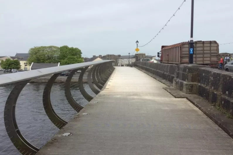 Major Traffic issues in Carrick on Shannon as bridge works underway