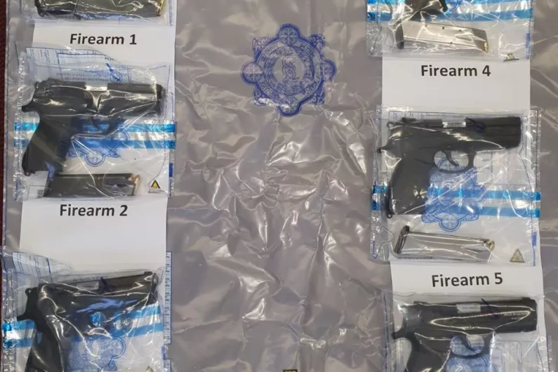 Third person arrested following seizure of guns and drugs in Mullingar
