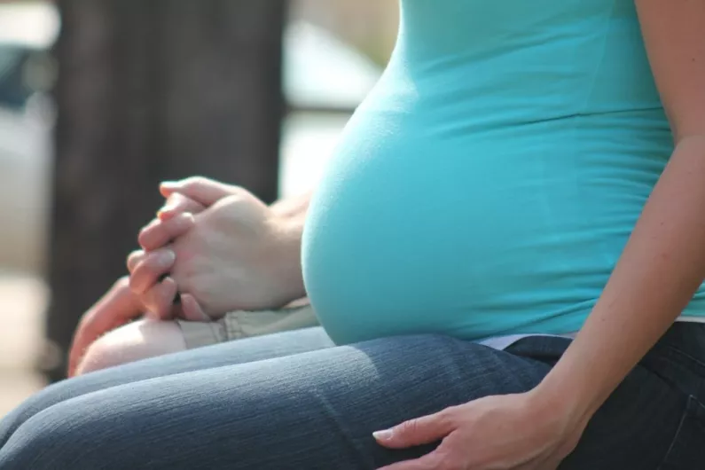 Maternity restrictions protest outside Dail today