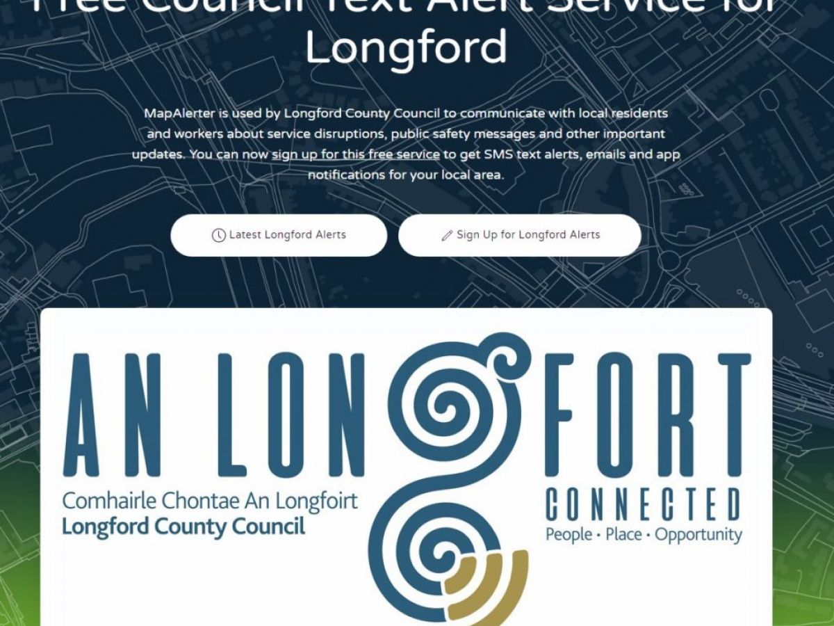 New citizen text alert system launched by Longford County Council |  