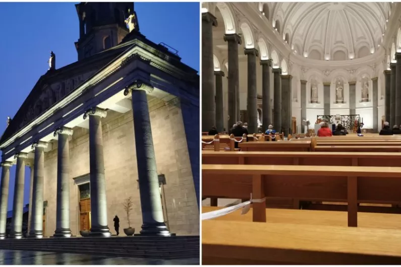 LISTEN: &quot;Terrific to be back&quot; as dozens attend first mass in St Mel's Cathedral in weeks