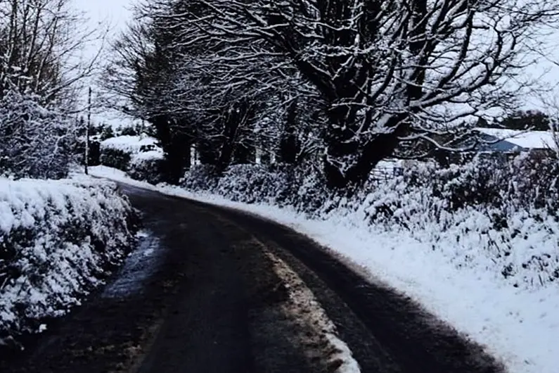 Local authorities out in force treating snow covered roads