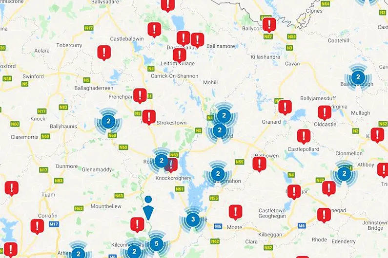 Thousands without power locally following Storm Ellen