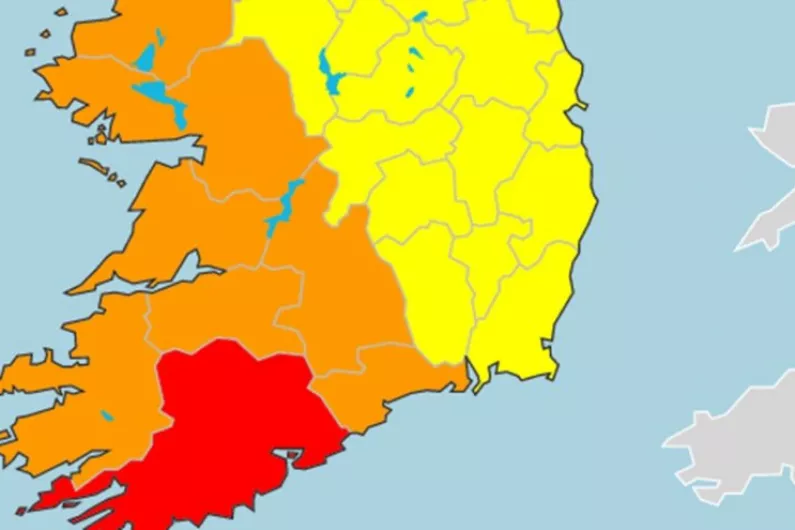 Status red wind alert issued for Cork