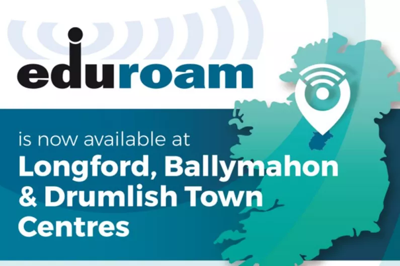 A new education initiative in Longford is developing six new wifi hotspots