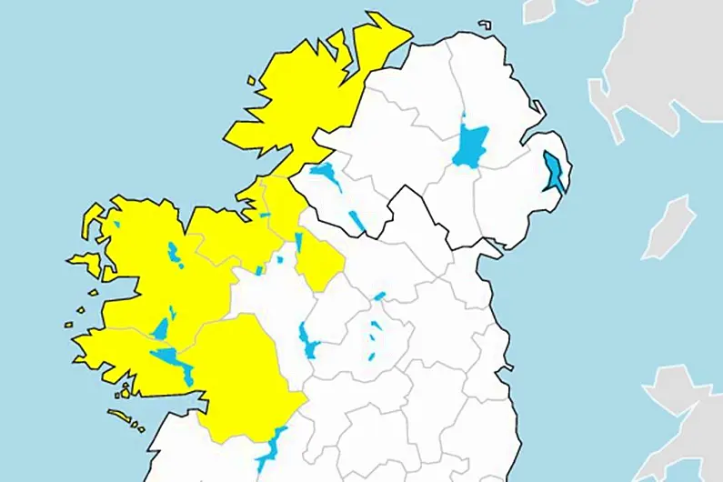 Status yellow wind warning in place for Co. Leitrim this weekend