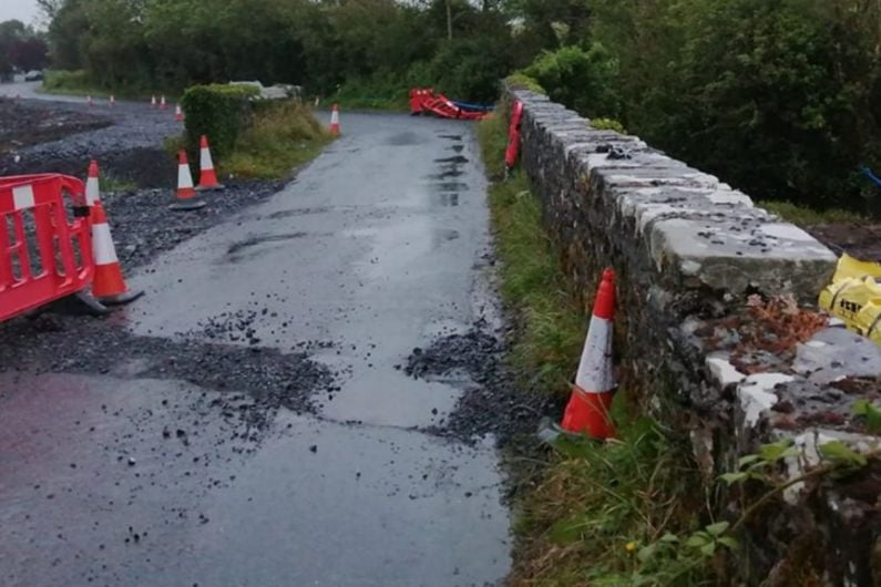 Road works begin on Tarmon road outside in Castlerea