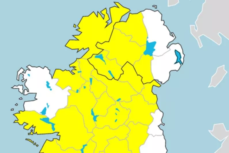 Yellow thunderstorm alert issued for Shannonside region