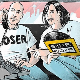 Sub Pop Records: Bruce Pavitt and Jonathan Poneman Image