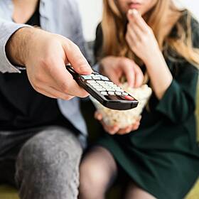 Dublin Woman Watches TV In A Separate Room To Her Partner Image