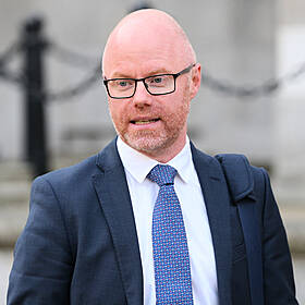 Stephen Donnelly, Minister for Health on Covid Vaccine Rollout, Hospital Capacity & Surge in Numbers Image