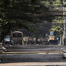 Fear For Families In Myanmar Image