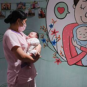 ''I read that high risk pregnancies, partners were allowed in, so I didn't expect there to be an issue...'' Image