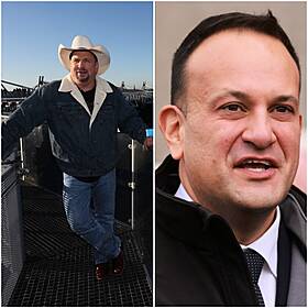 Gift Grub: Garth Brooks Press Conference Mc'd By Tánaiste Leo Varadkar Image
