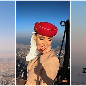 The Only Woman Ever To stand On Top Of The World's Tallest Building Image