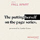 Sophie White on putting herself on the page