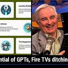 TWiT 953: Deadly Competent - OpenAI GPTs, Humane AI Pin, privacy in cars, Amazon ditching Android Image