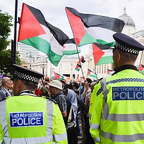 Can people still protest about Palestine in the UK? Image