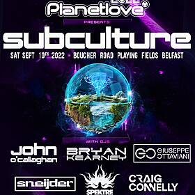 John O'Callaghan LIVE @ Subculture Arena Planet Love 2022 Image