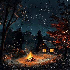 Cozy Autumn in the Countryside Image