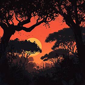 African Bush Ambience Image