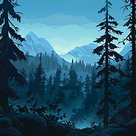 Alaskan Alpine Forest Ambience & Calming Music Image