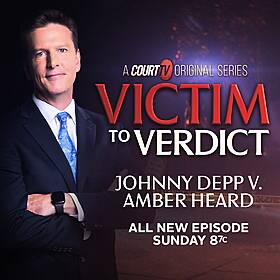 Johnny Depp V Amber Heard | Victim to Verdict Podcast Image