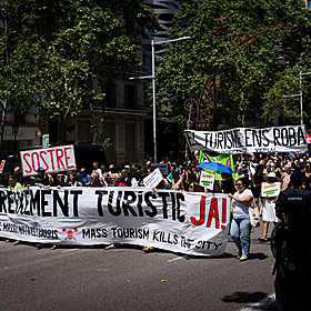 Anti-mass tourism protests have erupted in Spain, Portugal and Italy Image