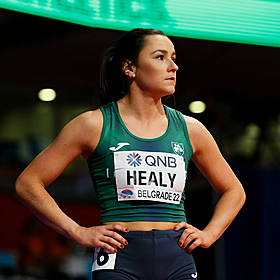 Celebrating Ireland’s relay win with Joan Healy Image