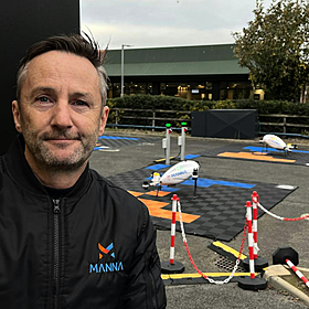 Henry McKean reports on drone flights delivering takeaways in West Dublin Image