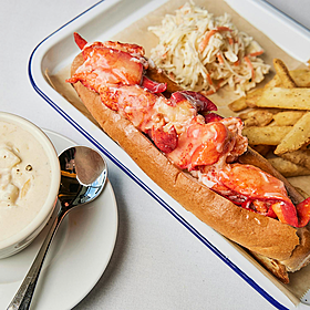Escaping the studio to try Boston lobster rolls! Image