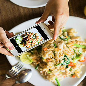 Do you take pictures of your food in restaurants? Image