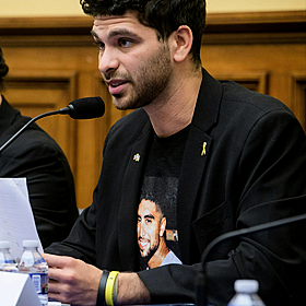 Brother of Evyatar David who is one of of 50 hostages still in Gaza Image