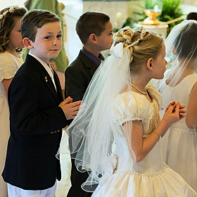 Parenting: Should I let my son make his communion, against my beliefs? Image