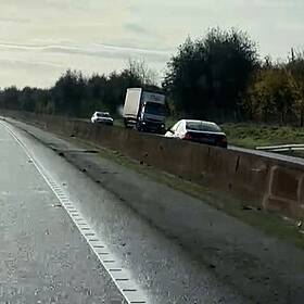 **SHOCKING** Motorist Witnesses Old Driver On Wrong Side of M4 Motorway! Image