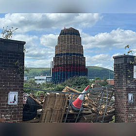 Tensions high as Belfast bonfire asked to be removed - Josh Crosbie Reports Image