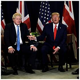 Gift Grub: Donald Trump & Boris Johnson Are In A Sticky Situation Image
