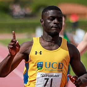 Irish Runner and record breaker Israel Olatunde Image
