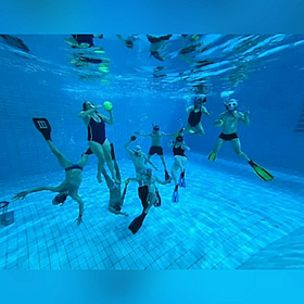 What is ‘underwater’ rugby? Image