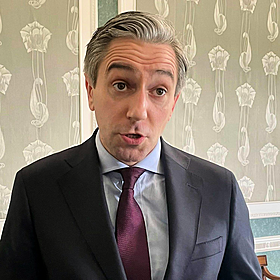 Tánaiste Simon Harris on the ongoing situation in Gaza Image