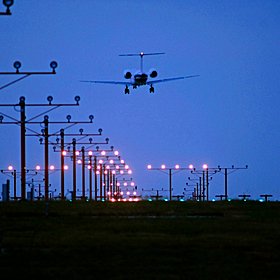 What happens is a airport night time curfew is missed? Image