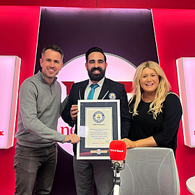 Achieving a Guinness World Records title! Image