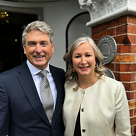 Emirates and Sligo business Voya together in business Image