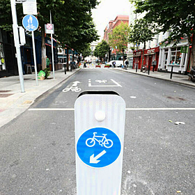 From today, Parliament Street is fully pedestrianized Image