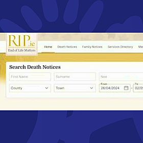 RIP.ie To Charge €100 For Death Notices Image