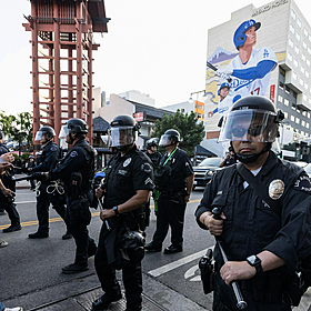 Protests continued in Los Angeles Image