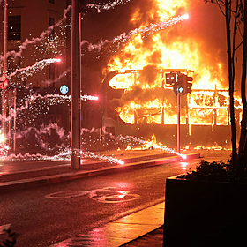 Dublin Riots: 'Get out of the bus or we'll kill you' Image