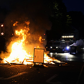 Protests in Portadown and Ballymena Image